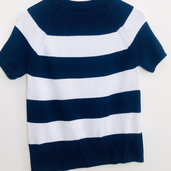 |J Crew| Navy and White Striped Sweater Size Small - Picture 5 of 8